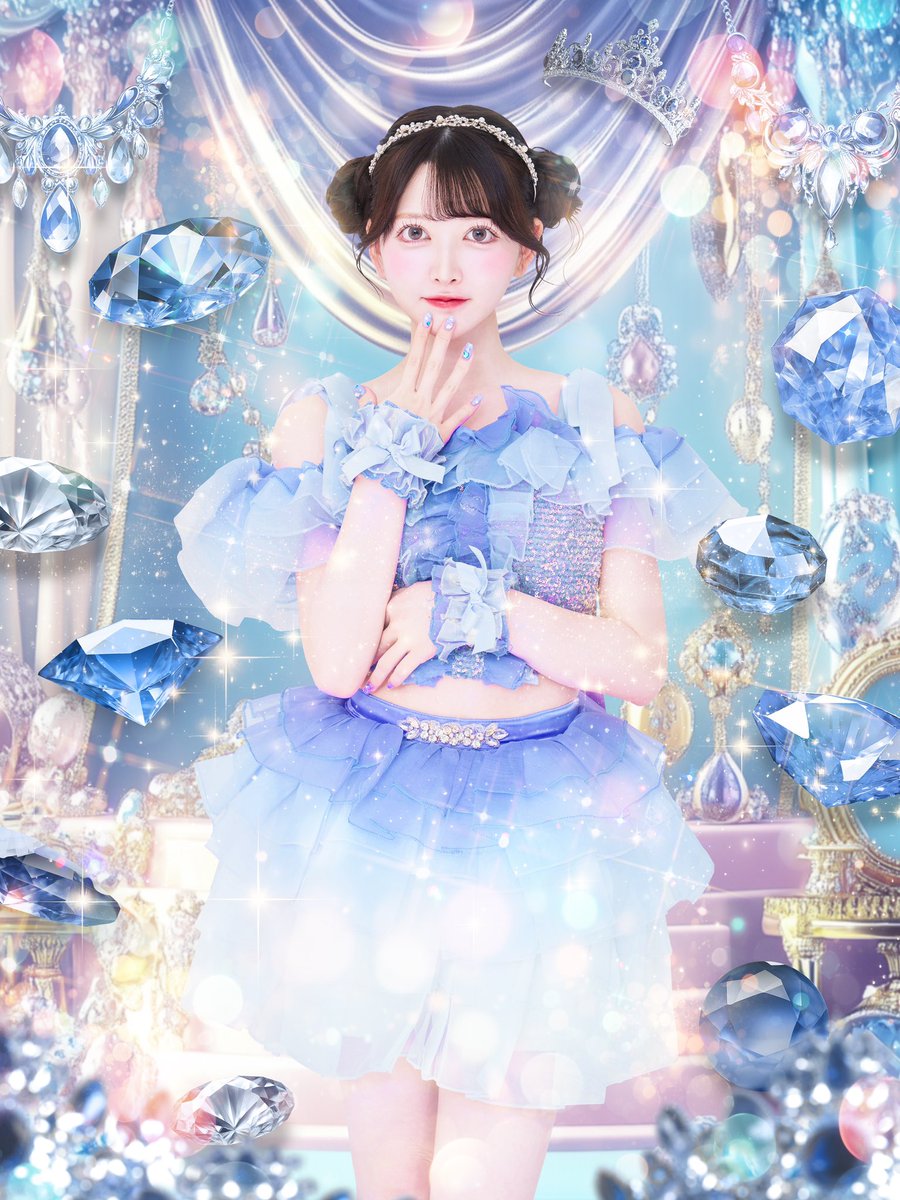さゆです 新メンバーアー写公開🪄 ◇早乙女ゆゆ ◇担当カラー⇢スカイブルー
