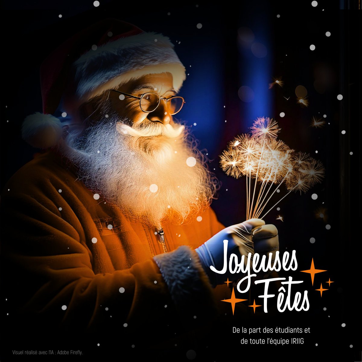 🎄✨ L’équipe, les intervenants et les étudiants d’IRIIG vous souhaitent de très belles fêtes de fin d’année !
Notre campus sera fermé et réouvrira le jeudi 2 janvier !
À l’année prochaine !
#EnjoyImpactInnovation #WeAreIRIIG #Innovation #Noël #MerryChristmas #Bonnesfetes #Lyon