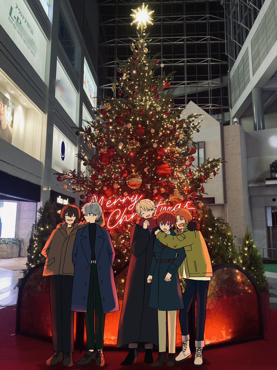 おでかけKnights8/8

「わはは！真っ赤だ！見てるだけであったかくなるなー」
「暖かいのはくっついてるせいでは？」
「ていうか、そろそろ寮に戻るよぉ。明日仕事でしょ？‥どうせあっちもパーティで騒がしいだろうけど」
「そうねぇ、帰って‥2次会かしら？」

#あんスタFA #Knights  #Christmas