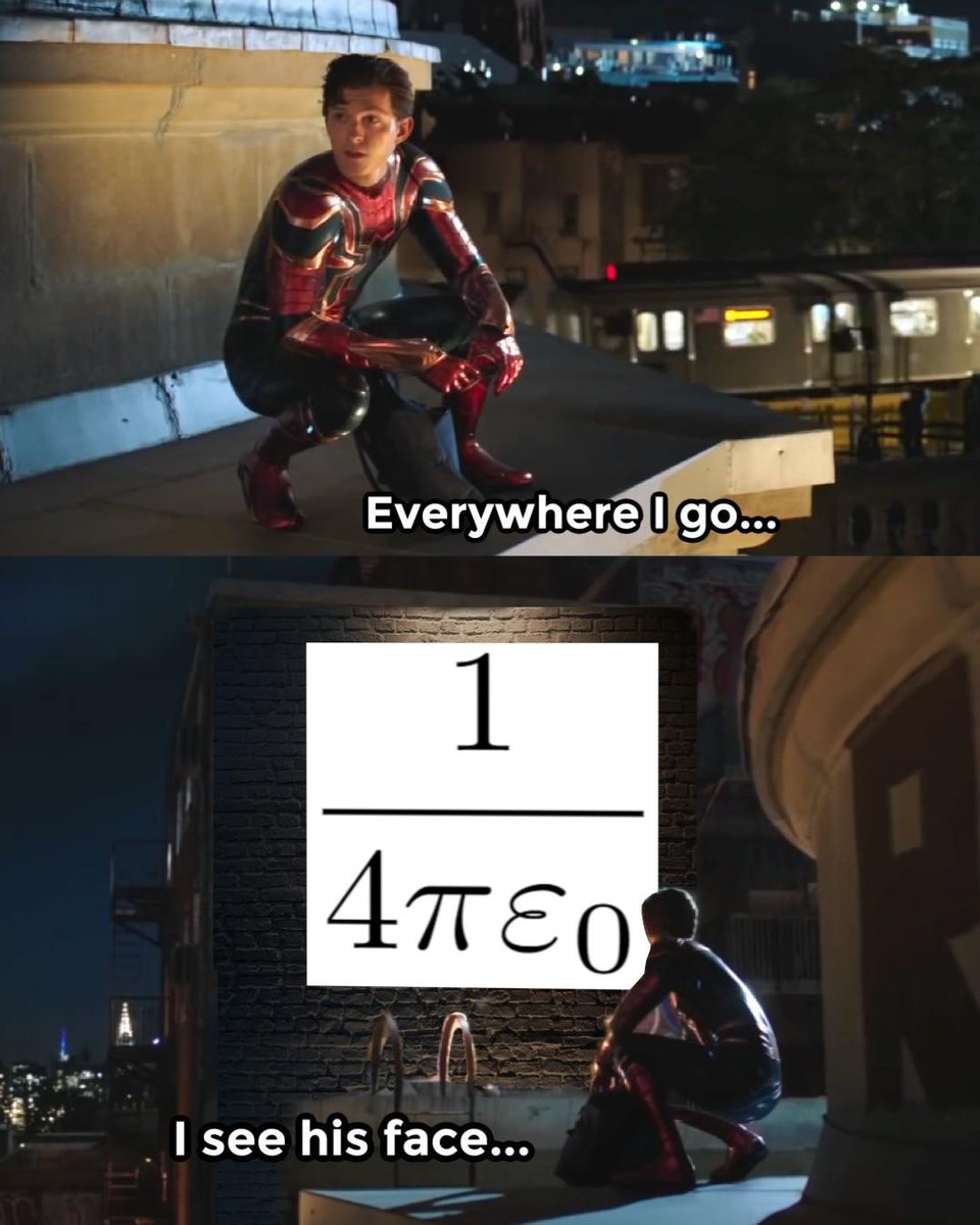 ThePhysicsMemes's tweet photo. Electrodynamics be like #test https://t.co/0CWq9TmncJ