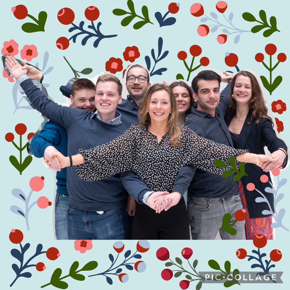 ElsyDutchy's tweet image. ✨A very merry Xmas from the Mansell Lab. This picture “the Star” was choreographed by our very own Norwegian creative brain @JohannaLepland and despite my initial skepticism, it clearly serves its purpose now… ✨