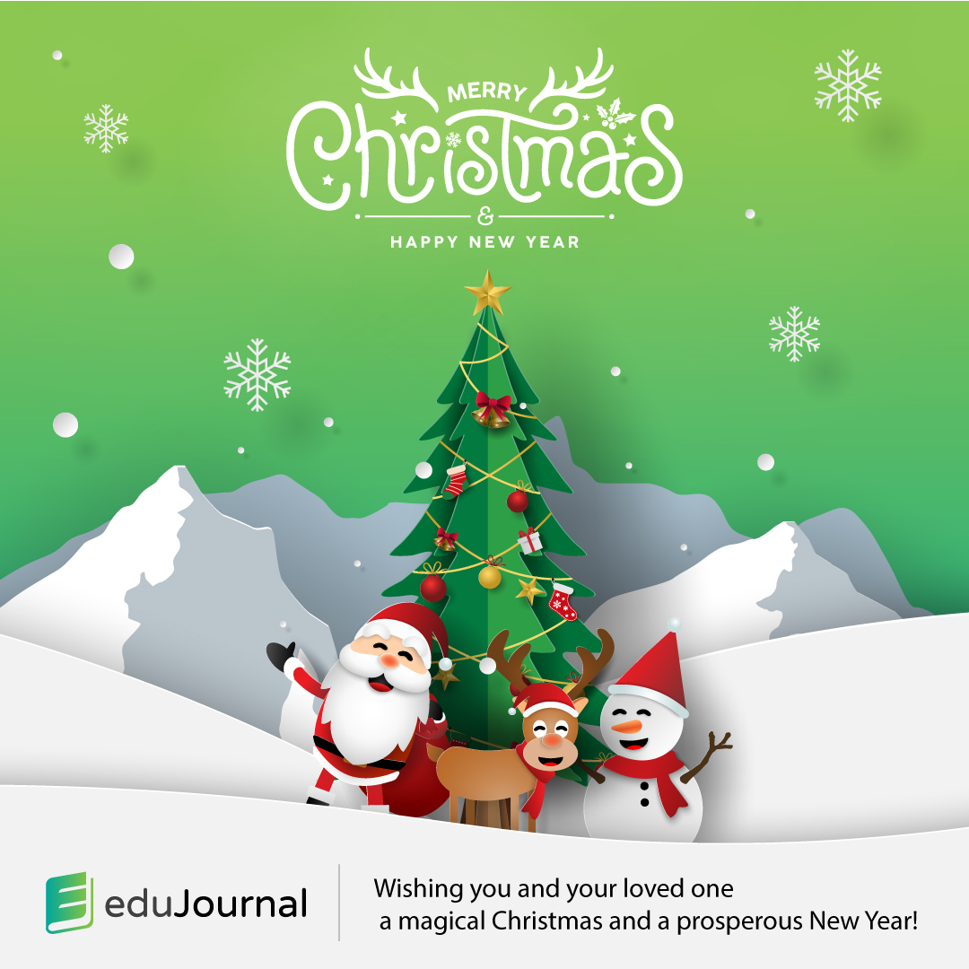 edujournal1's tweet photo. 🎄✨ Merry Christmas and Happy New Year from Edujournal! 🎄✨

This holiday season, may your hearts be filled with love, joy, and the spirit of learning! 🌟Let’s continue to grow and succeed together in the coming year.
🎅 Wishing you and your loved ones a magical Christmas and a prosperous New Year! 🌟

#MerryChristmas #HappyNewYear #Edujournal #HolidaySeason #KeepLearning