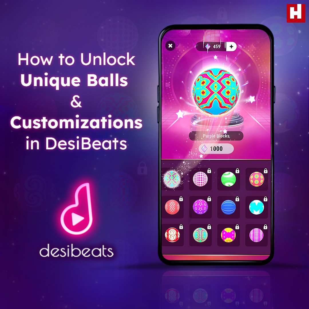 vroovygames's tweet image. Add a splash of style to your rhythm! Unlock unique balls and customizations in #DesiBeats and groove to your beat like never before. 🌟✨ 

#GamingCustomization #RhythmGameFun