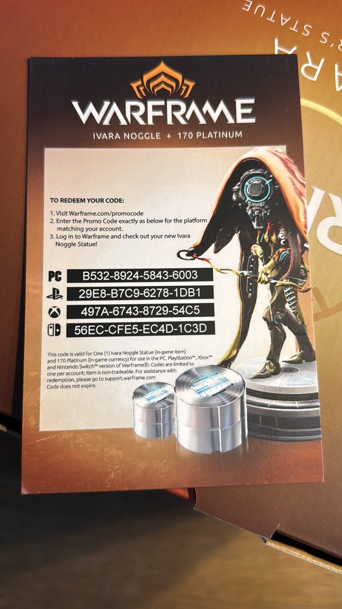 Hydroxate's tweet image. Merry Christmas @PlayWarframe 

Snatch the codes people! #warframe