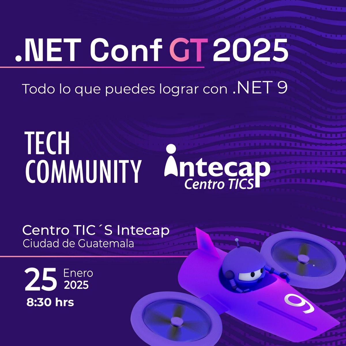 TechCommunityGT's tweet image. Preparense que se viene la .NET Conf  en Enero 2025, asiste y aprende todo sobre .NET 9 Inscribete para reservar tu cupo. Felices fiestas! #dotnet #dotnetconf #dotnet9 meetup.com/techcommunityg…