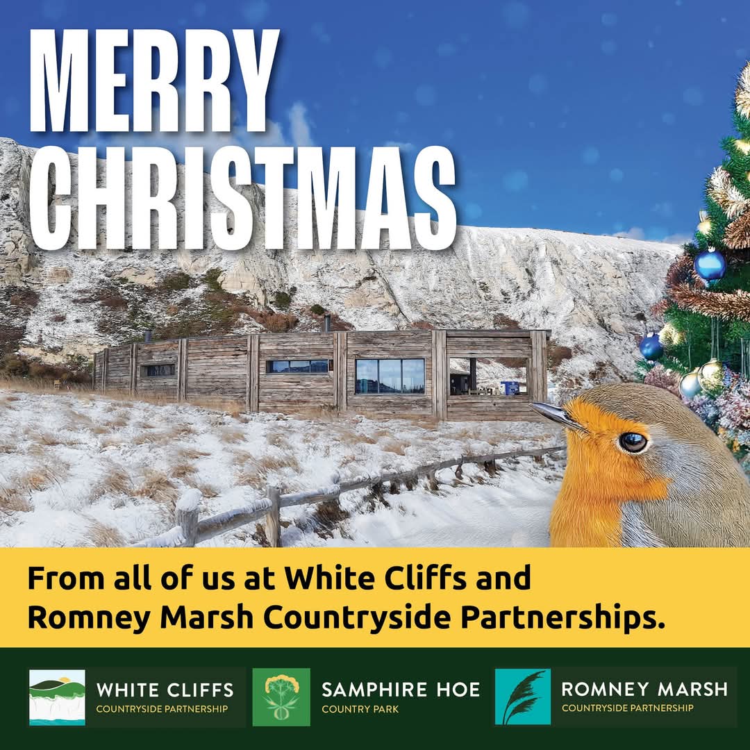 Merry Christmas from all of us at the White Cliffs and  Romney Marsh Countryside Partnerships.