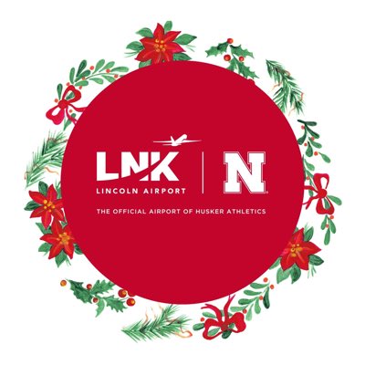 LNKairport's tweet image. #HappyHolidays #FlyLocal #FlyLNK #GoHuskers