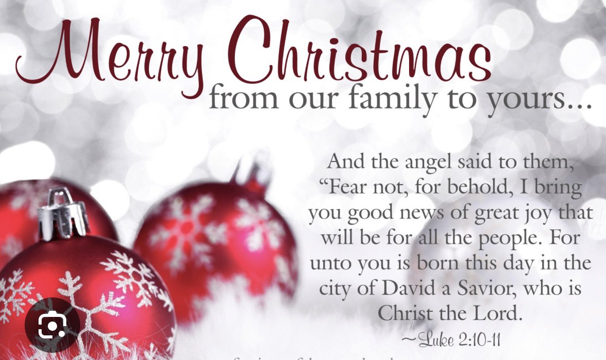 Merry Christmas from the Fairchild’s