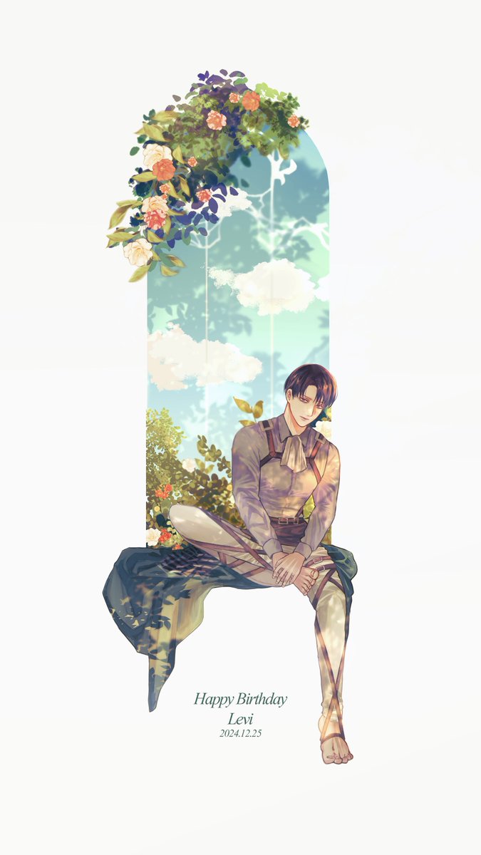 HAPPY BIRTHDAY LEVI🤍
(ファイル間違えたので再アップします…！✊🏻😂)

#リヴァイ兵長生誕祭2024
#リヴァイ生誕祭2024
