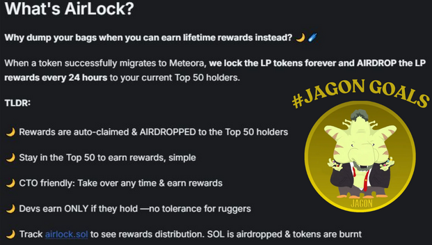 Saphira1116311's tweet photo. @SteveMorganOk Suck the $JAGON.  Blow some BLACH.  Drown in Hekmas!!
Based devs, chill af, memes, more airdrop events being planned.  Endgame is rugproof, HODL and earn LP rewards for life.
X: https://t.co/r18KGP0Dt6
TG: https://t.co/dPTfMCdqws
Web: https://t.co/99S7h7v8hX https://t.co/603DKpljtS