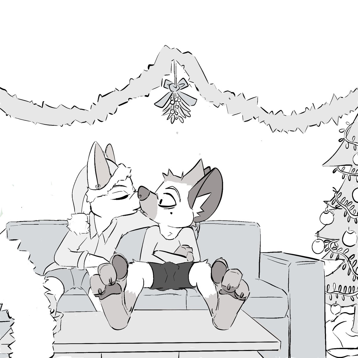 KaNier103's tweet photo. Merry Kissmas Everyone 🥰 https://t.co/07iGICbbtF