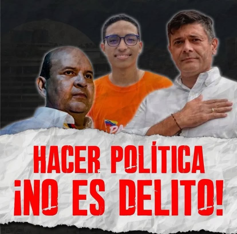 A esta hora, madres, hijos, abuelos y demás familiares de presos políticos siguen con la esperanza de pasar Navidad junto a ellos. Todavía estamos a tiempo de una #NavidadSinPresosPolíticos.

Nuestros hermanos Freddy Superlano, Roland Carreño, Jeancarlos Rivas y todos los presos