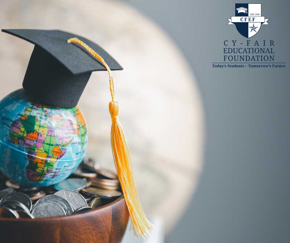 Don't miss out on scholarship opportunities! Apply online by January 10th. Paperwork is due to your counselor by January 24th. We're here to answer any questions you have about the process. #scholarships #CyFair #CFEF thecfef.org