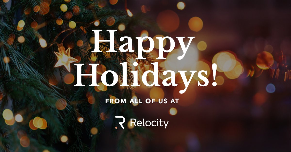 Warmest wishes and all the best in 2025! #Relocity #happyholidays