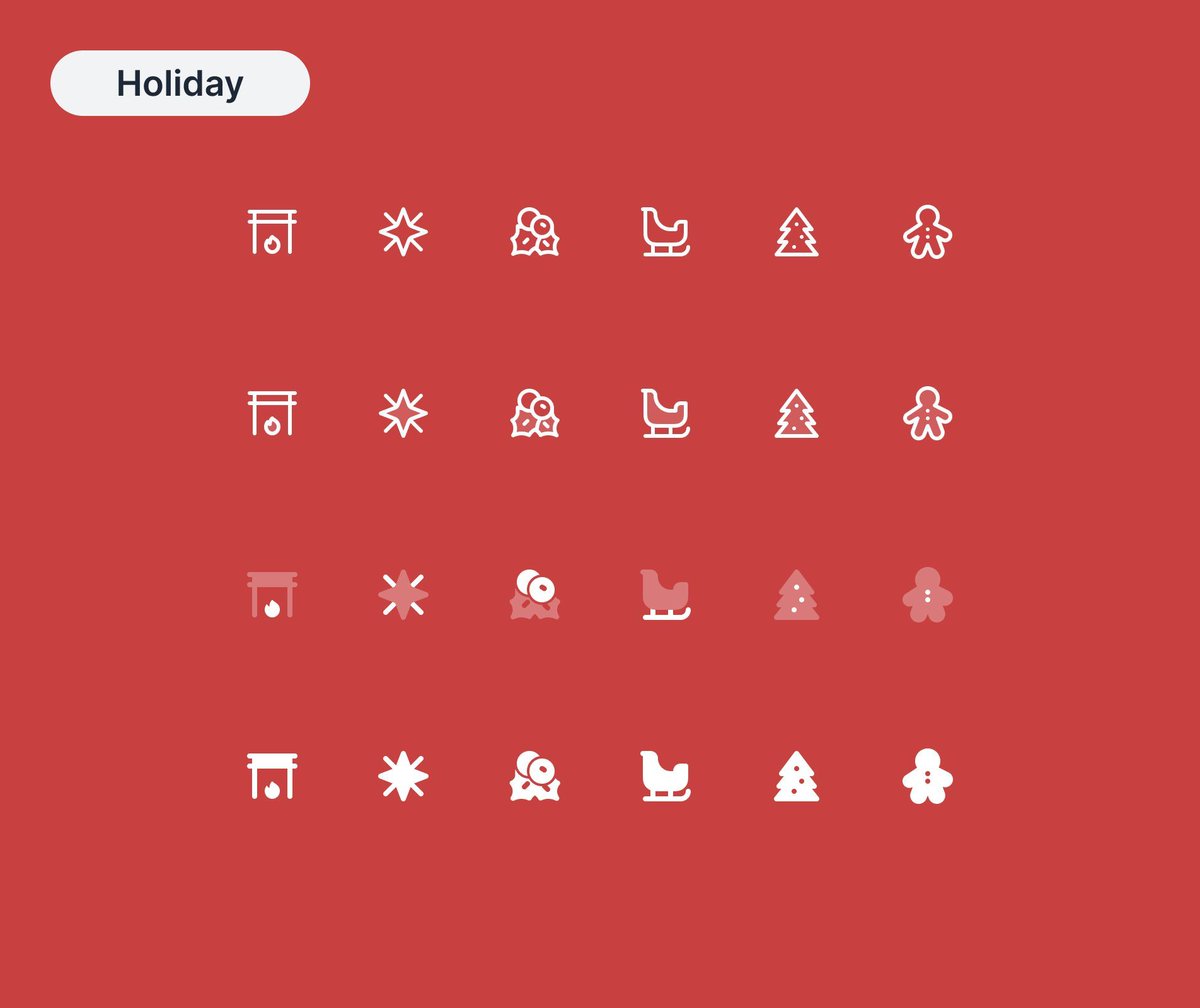 Temuujin_SH's tweet photo. 🎄✨ Merry Christmas! 🎁🎅

Celebrate the holiday season with these festive icons from the Dazzle UI Icon Library! Perfect for spreading cheer in your design projects.

Explore more at 👉 https://t.co/JA9gcehloG

Wishing you joy, warmth, and creativity this holiday season! 🎉🌟 https://t.co/QHxtvOb2zu