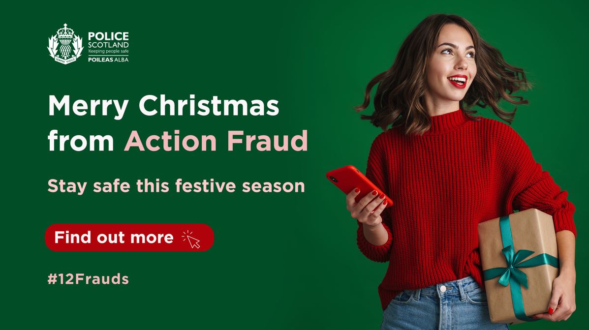 PSOSEdinburgh's tweet photo. 🙌 A huge thanks to everyone who has shared and liked our #12Frauds of Christ-mas campaign.
Your support has played a really important role in raising awareness about fraud and cyber crime. https://t.co/dV2pHRaxif