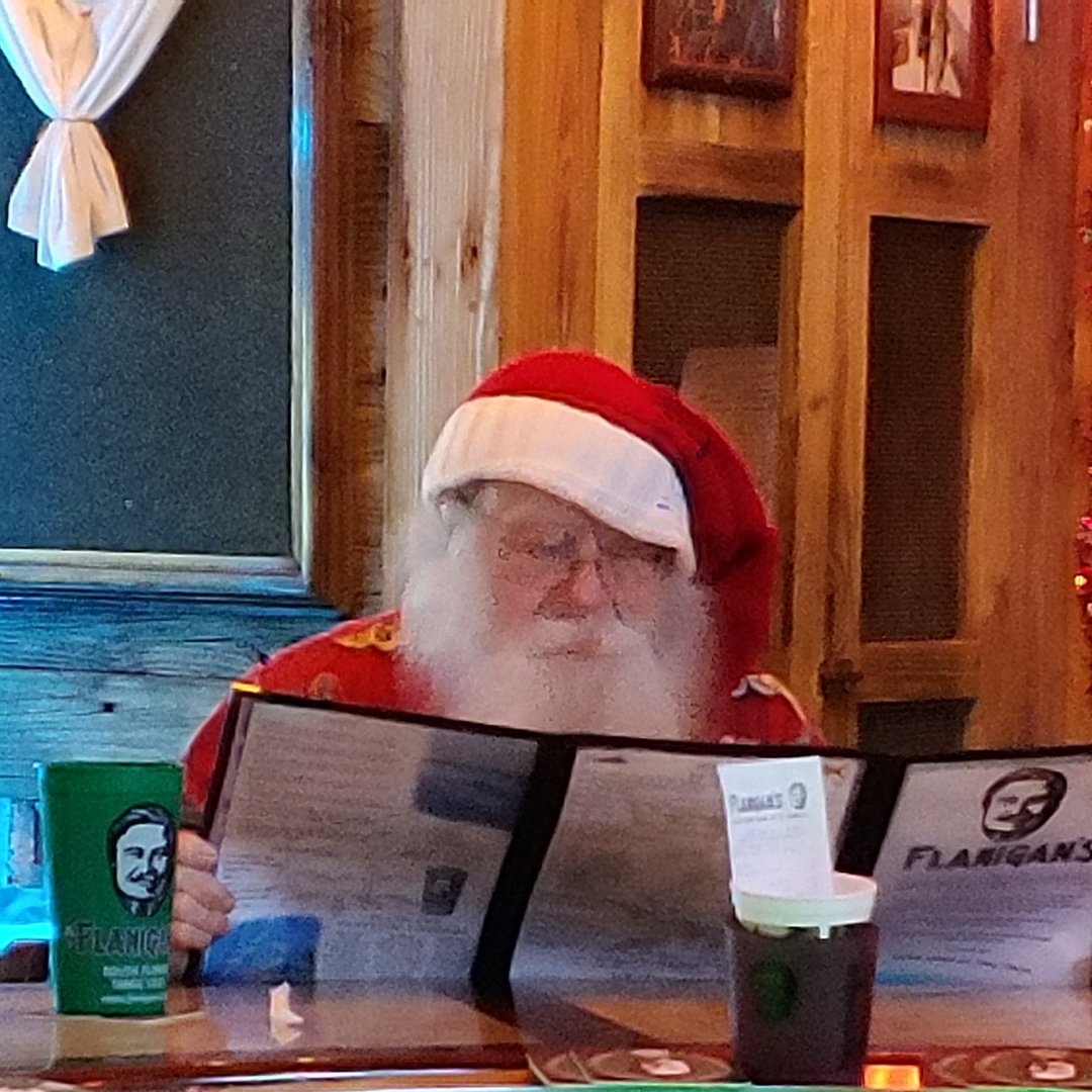 He sees you when you're drinking...