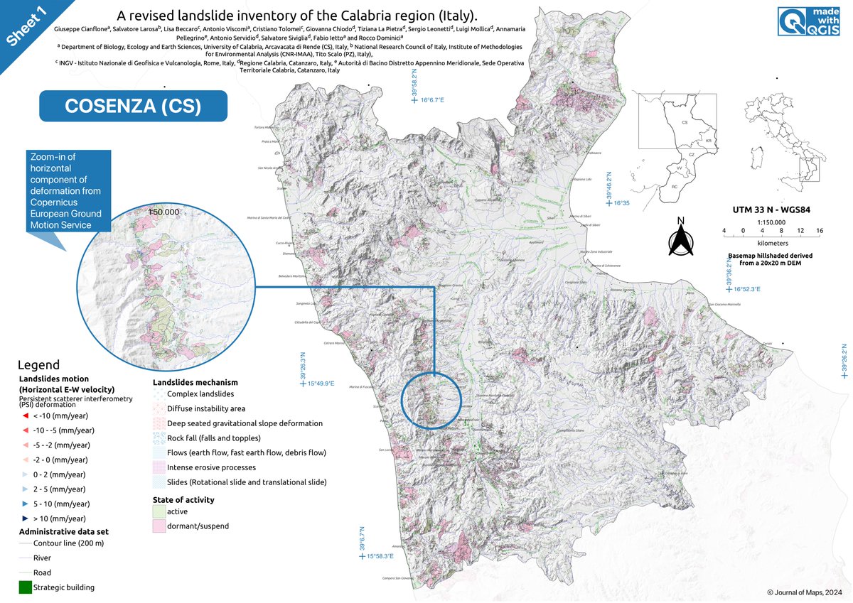 A revised landslide inventory of the Calabria Region (Italy): Journal of Maps: Vol 21, No 1 tandfonline.com/doi/metrics/10…
