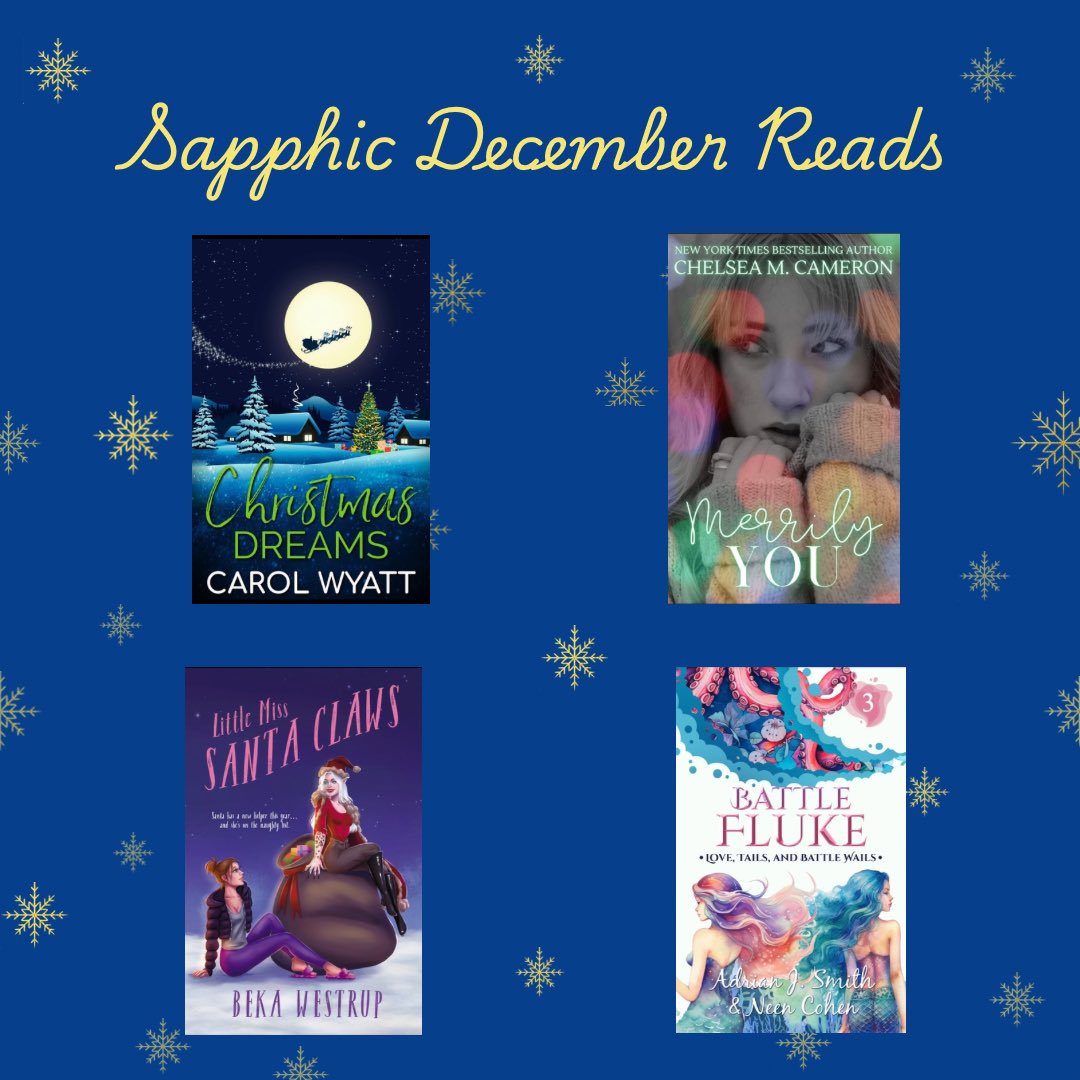 I don't think I'll have much time for reading the rest of the month, so I'm posting my December reads now. I hope everyone has a bookish and sweet holiday season!

#sapphicromance