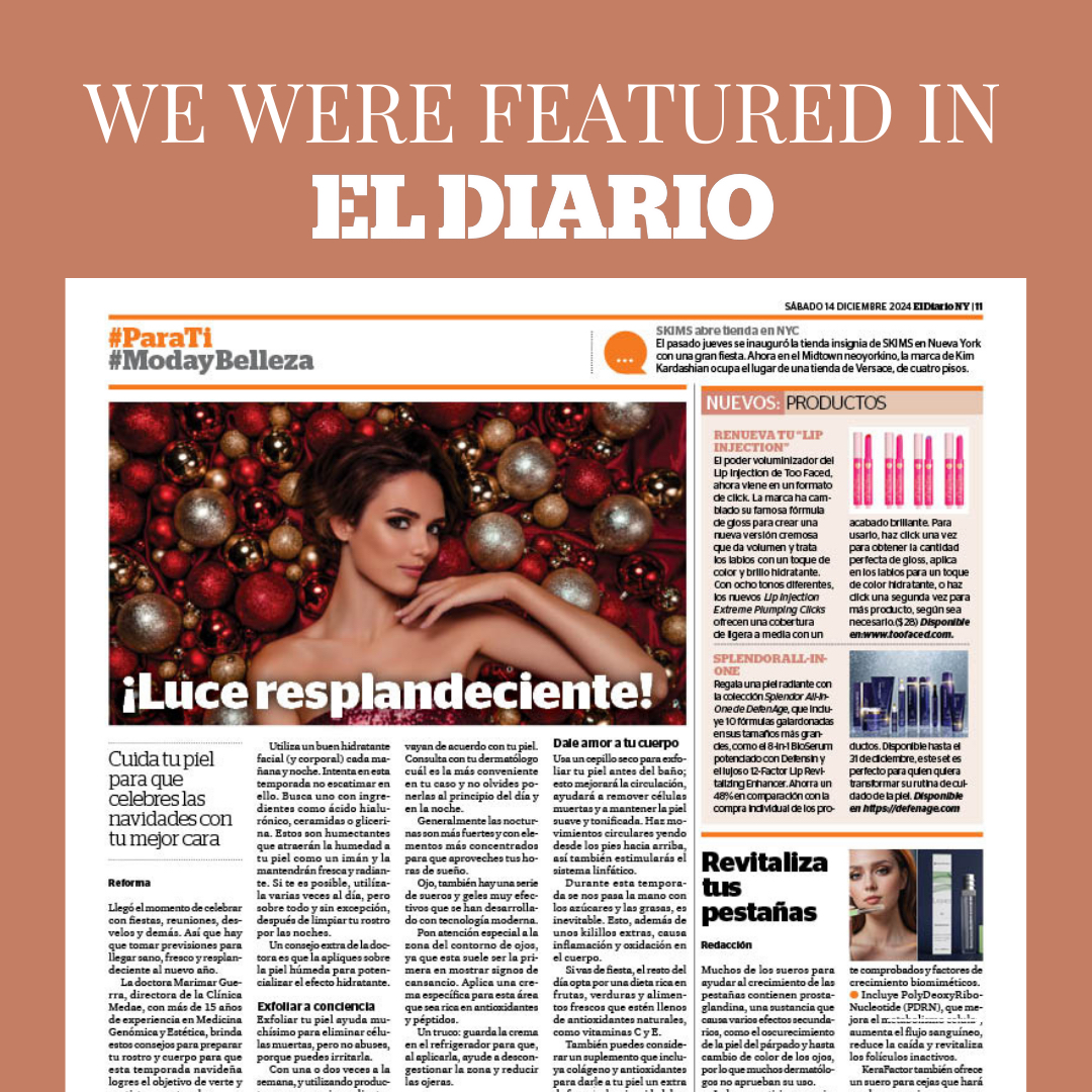 KeraFactor's tweet image. Our Lashes by KeraFactor are making waves! 🌟 Featured in El Diario, we’re proud to help you achieve fuller, healthier lashes effortlessly. ✨ #KeraFactor #LashCare #ElDiario #BeautyInnovation