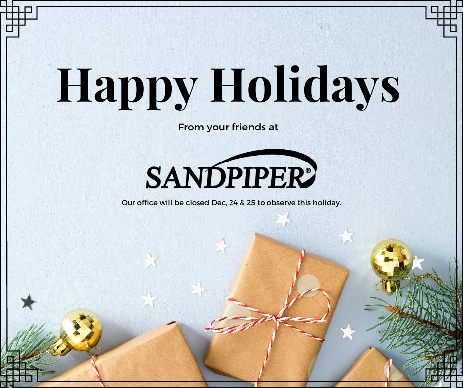 Happy Holidays from your friends at Sandpiper!

#Sandpiper | #HappyHolidays ❄️🌲