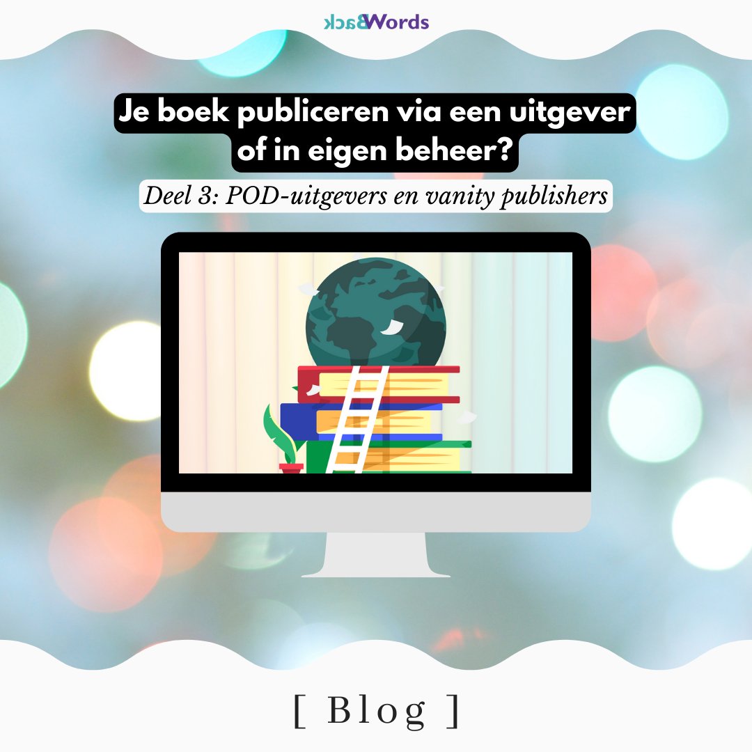 ☆ POD ☆

Een eigen boek in de boekenkast, het is voor velen een langgekoesterde droom. 📚 Je kunt ervoor kiezen om je manuscript op te sturen naar een uitgeverij of het zelf uitgeven.

👉 In deel 3: POD-uitgevers en vanity publishers > backwords.eu/blog/pod-uitge…
-
#blog #boek