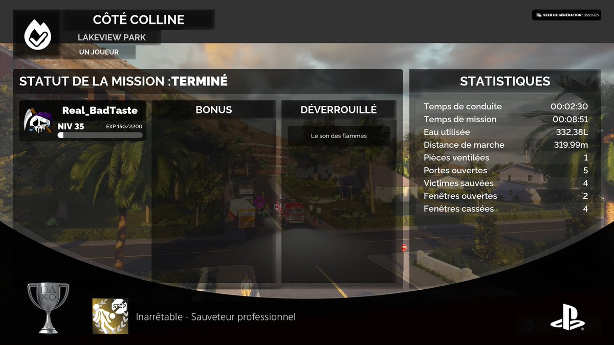 RealBadTaste's tweet photo. Firefighting Simulator-The Squad
J'étais sur la route (BRONZE)
Arroser et éteindre (SILVER)
Dévoreur d'asphalte (SILVER)
Inarrêtable - Sauveteur professionnel (SILVER)
Et voilà, il ne reste plus que les gros trophées 🙂
#PlaystationTrophy #PS5Share #FirefightingSimulatorTheSquad https://t.co/ntiZmXwzBi