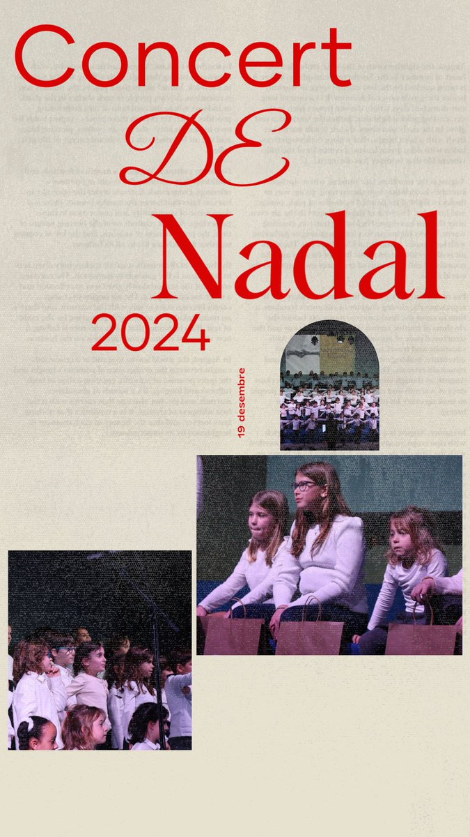 🎄✨ Aquesta Nit de Nadal, volem desitjar-vos unes festes plenes de màgia i alegria amb un vídeo molt especial: un resum del Concert de Nadal que l’alumnat de Primària va interpretar el passat dia 19.