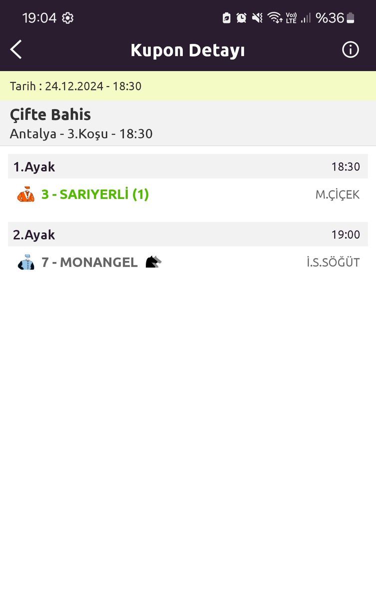 Mislisi bende kalsın