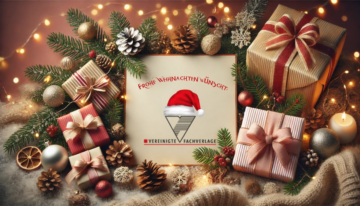 🎄 Merry Christmas! 🎅

The team at Vereinigte Fachverlage would like to thank you for your trust and wish you a joyful holiday season and a great start to the New Year! 🎆