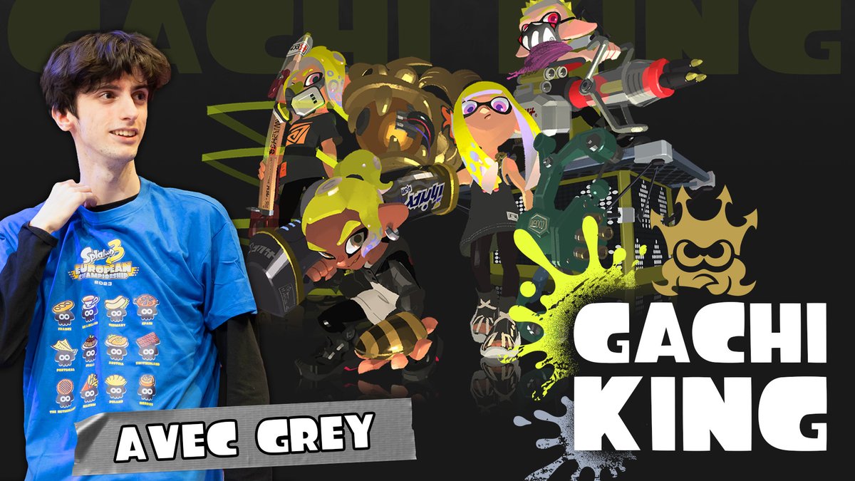 eSportBrosTV's tweet image. 📣 Diffusion spéciale : Retour sur Gachi King ! 🏆
On parle de ce grand tournoi et de la communauté japonaise avec @Grey_spl 

🗓️Rendez-vous dimanche 29 décembre à 20h

💬 Profitez-en si vous avez des questions pour Grey ! Postez les en commentaires ci-dessous 🙏⬇️