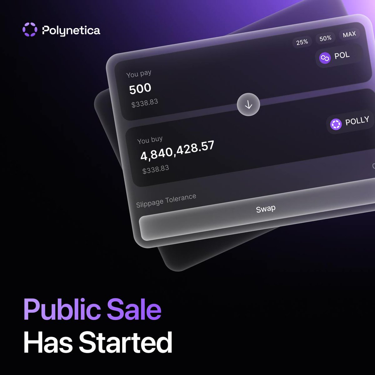 PUBLIC SALE HAS STARTED 🔥

The long-awaited $POLLY public sale is officially live!

The future starts now — be among the first to shape it with $POLLY!

BUY NOW | BUY HERE:
➡️ polynetica.com
➡️ polynetica.com
➡️ polynetica.com