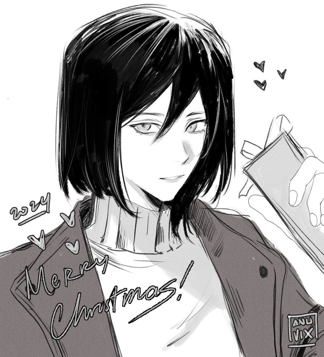 anu_vixrncc's tweet photo. hey guys i know i haven’t been consistent but thank you so much for your support in me and i do hope to draw sara again and share it with ya’ll 💙 Merry christmas!! https://t.co/17vFx3qZ68