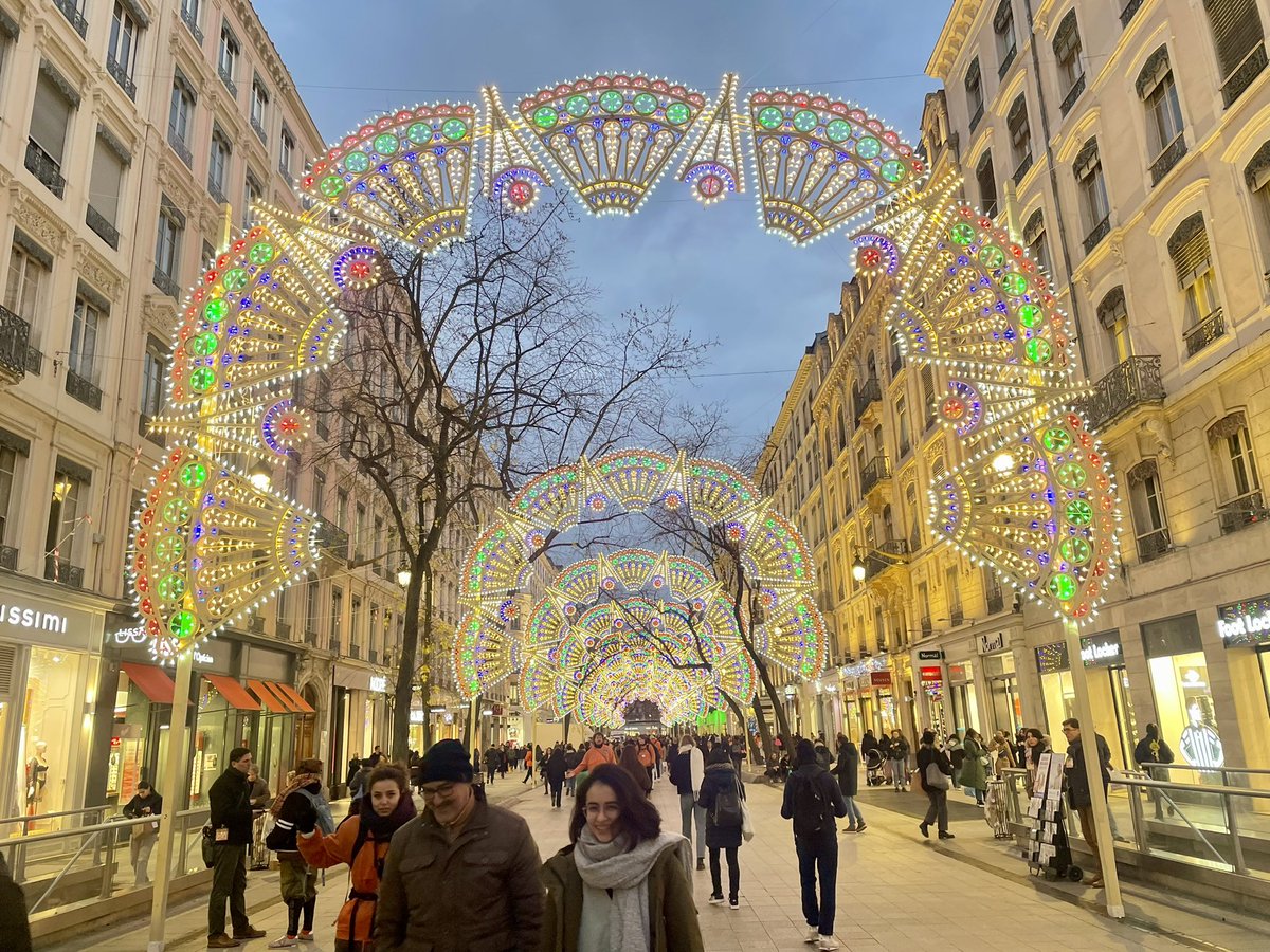✨Je vous souhaite à chacune et chacun de passer de très bonnes fêtes auprès de vos proches. Prenons soin les uns des autres. 

L’œuvre lumière Paseo d’hiver est encore là pour nous enchanter !