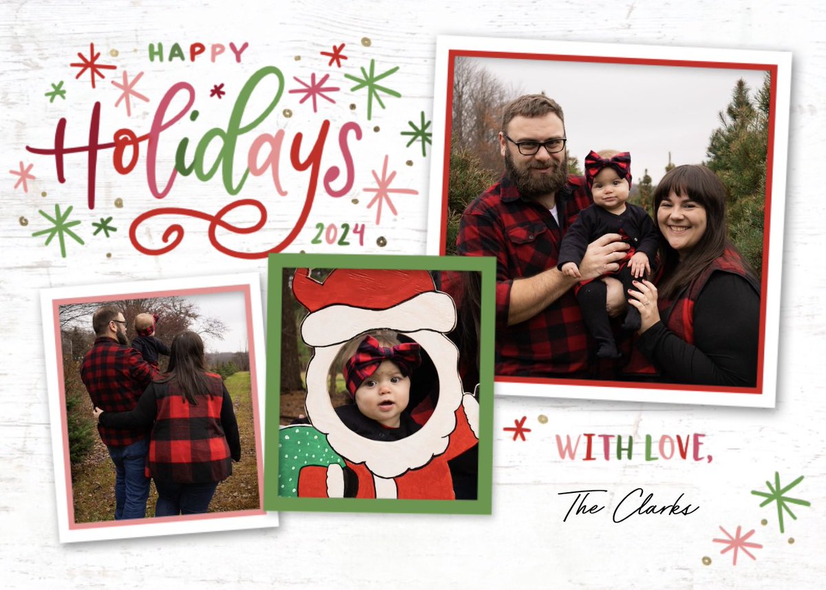 Merry Christmas and Happy Holidays from the Clarks! 🎄🎅🏼 ❄️