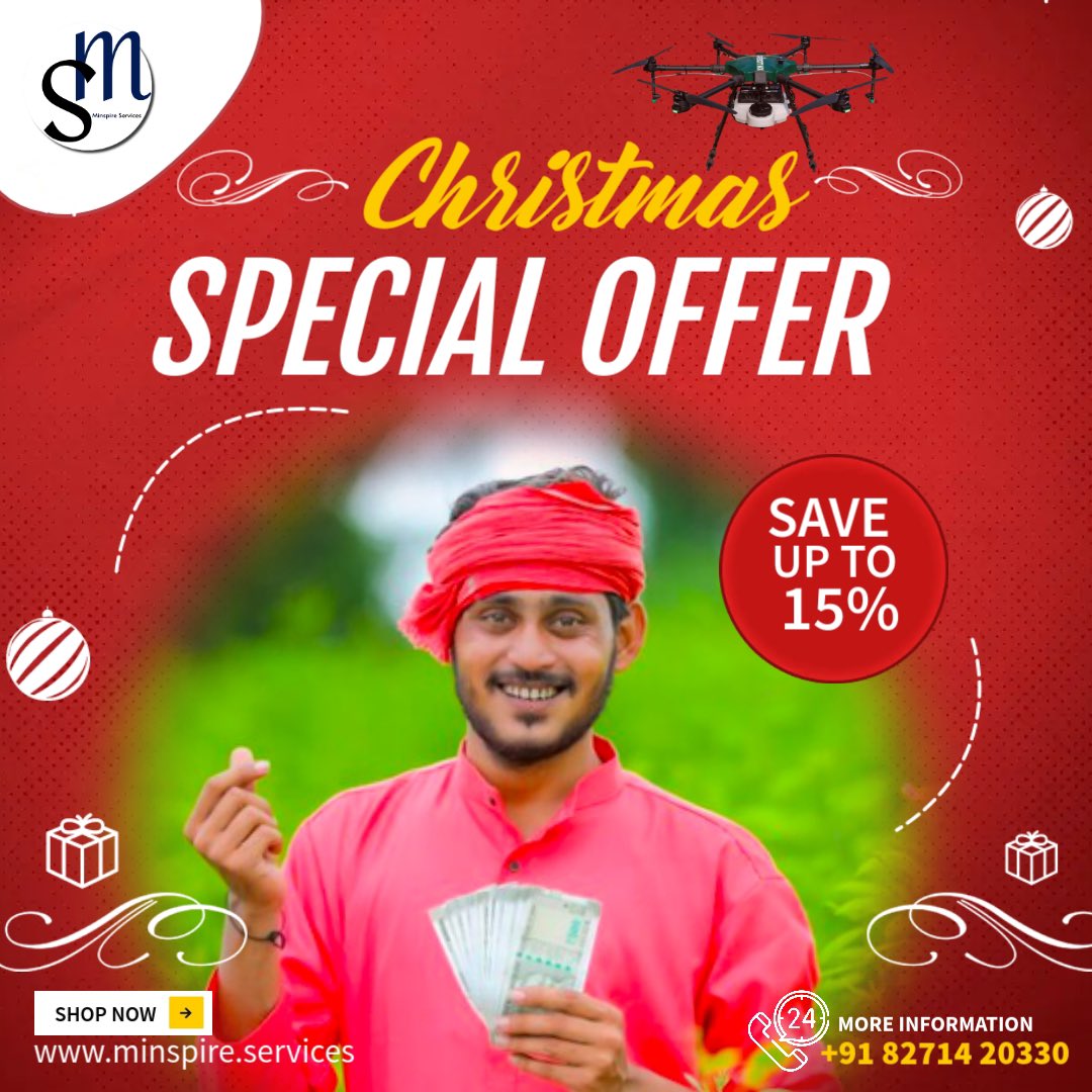 MMSPvtLtd's tweet photo. 🎄✨ **Christmas Special Offer!** 🎁  
This festive season, grab amazing discounts and SAVE UP TO **15%** on your favorite services! 💰  
🌟 Don’t miss out on this limited-time deal – make the most of this joyous season with [Minspire Services](https://t.co/ATrJxoq6g5)! https://t.co/akmnhmAGzW