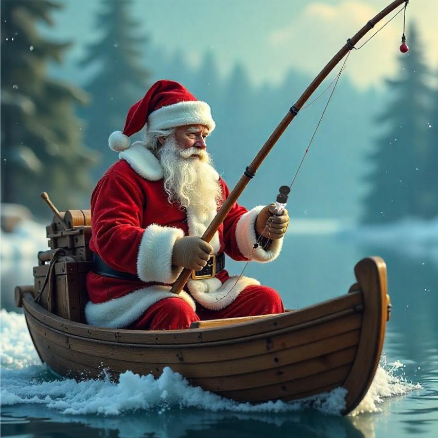Wishing everyone a safe and fishy Holiday season! 🎣🎄