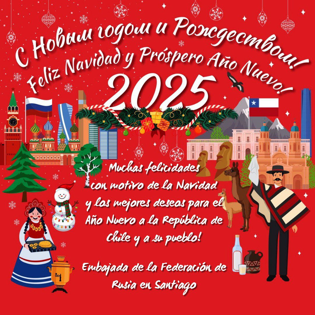 Embajada de Rusia en Chile (@embruschile) on Twitter photo 