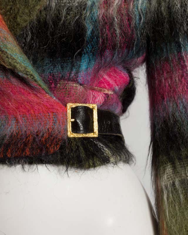 ☆Vivienne Westwood Tartan Mohair Wool Jacket