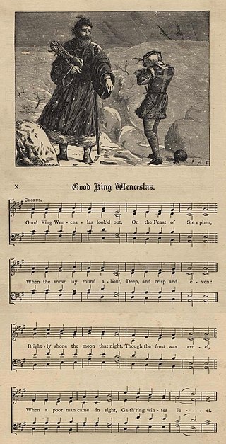 "Good King Wenceslas" is tells a story about a 10th century Bohemeian duke and saint, Wenceslaus I, who along with his page, braves the snowfall and darkness of St. Stephen's Day to give alms to poor in zeal. Ironically the original melody is for Easter. #FairytaleTuesday