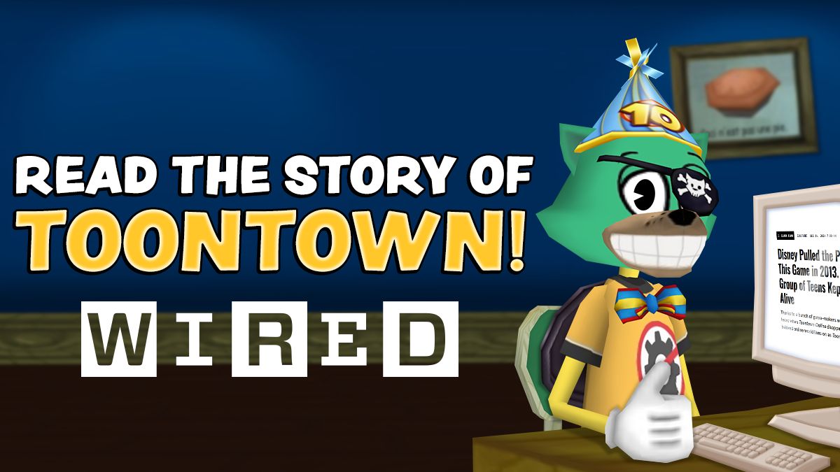 🌟 Toontown Rewritten is in WIRED! 🌟

From teens saving a game in 2013 to 2M+ players today, Toontown Rewritten’s story is truly Toontastic. Read how the Tooniverse lives on:

📖: toon.town/wired

🎮 Play for FREE: ToontownRewritten.com

#ToontownRewritten #WIRED
