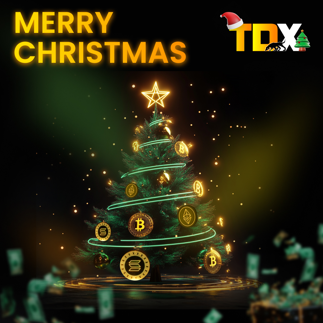 🎄✨ Merry Christmas from TDX! ✨🎄

This holiday season, we’re stacking joy, innovation, and success like a tree full of crypto dreams! 🌟

Thank you for being part of our journey in 2024. Here’s to a prosperous new year filled with endless possibilities. 🚀#MerryChristmas