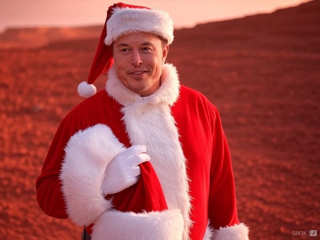 cb_doge's tweet photo. We will celebrate Christmas on Mars one day. https://t.co/xt0FXvyMH4