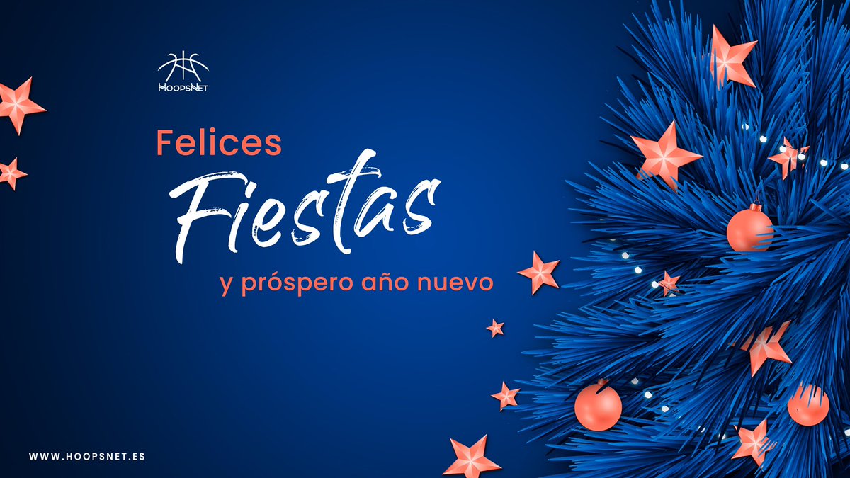 HoopsNetSpain's tweet image. 🎄🏀 Desde Hoopsnet queremos desearos unas felices fiestas llenas de magia y alegrías. Gracias por ser parte de esta gran familia. ¡Vamos a por un 2025 lleno de metas nuevas y objetivos por cumplir! 🏀🎄

#HoopsNet