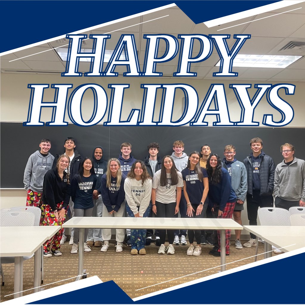 MoravianTennis's tweet photo. From our tennis family to yours, wishing you a Merry Christmas and a Happy New Year! 🎄🎾 https://t.co/mysdhYkbv3