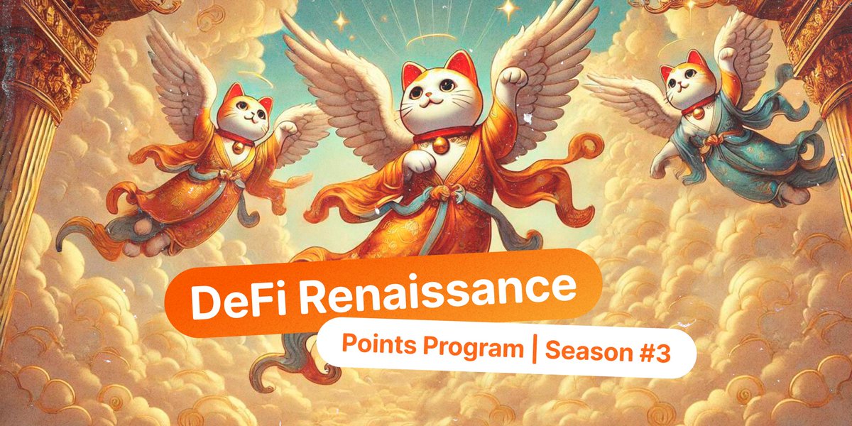 Rivo Points Program Season 3: DeFi Renaissance

DeFi is making a powerful comeback, equipped with battle-tested protocols and innovative use cases that are redefining the crypto landscape.

To celebrate this revival, we’re launching the DeFi Renaissance - a program designed to