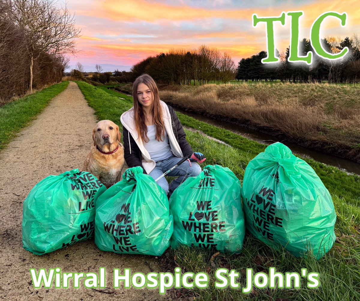 A beautiful Christmas Eve sunset on day 5 of my SPONSORED LITTER PICK for <a href="/wirralhospice/">Wirral Hospice St John's</a> . 
I'll be out again tomorrow. Please donate if you can on the link below⬇️. Thank you so much to those that have already 🥰
Together we can make a difference 💚💙♥️
justgiving.com/page/tlc-eliza…
