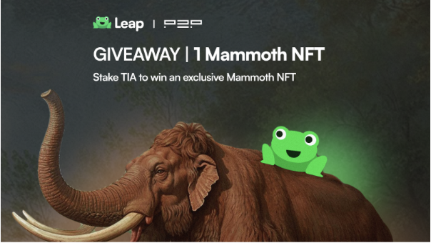 🎄🦣 It's a Mammoth Miracle Giveaway from <a href="/P2Pvalidator/">P2P.org</a> &amp; <a href="/leap_wallet/">Leap Wallet</a>

<a href="/MammothOverlord/">Mammoth Overlord 🦣</a> NFTs are taking over the landscape, bringing cheer &amp; joy to all <a href="/celestia/">Celestia 🦣</a> believers. They're massive, they're majestic, they're mammoth.

Most importantly, we've got one just for you!

We've