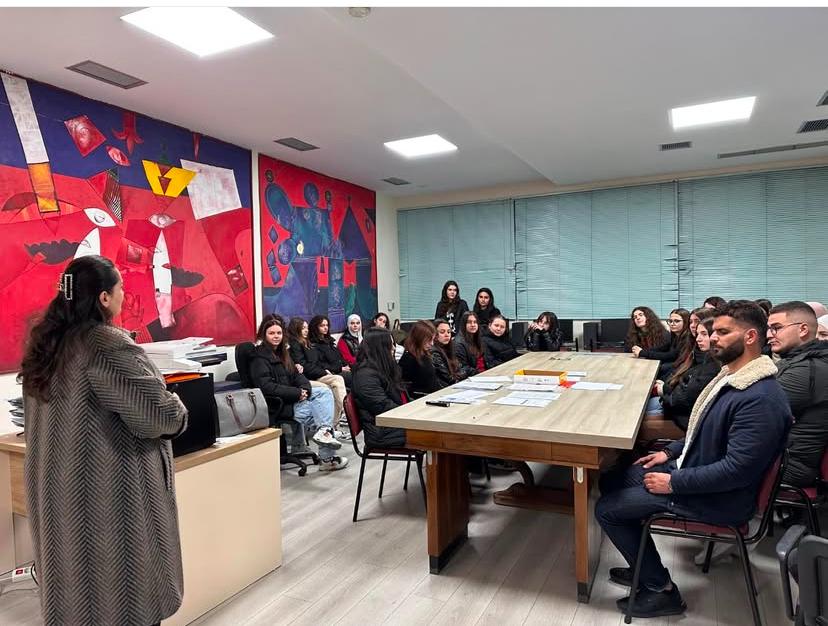 Uni_Elbasanit's tweet photo. The Career Counseling and Alumni Office at the University of Elbasan hosted a session with 11th-grade students from Medrese "Iliria" Elbasan, informing them about study programs 📚🎓, career services, internships 🧑‍💻, student activities 🗣️, Erasmus+ 🌍, and more. https://t.co/46KTBnVvGz