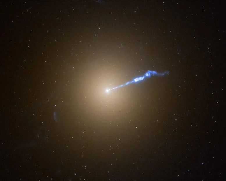 SimplyAstronomy's tweet photo. 🌌 M87’s Black Hole: A Gamma-Ray Showstopper! 

Astronomers just captured a massive gamma-ray flare from M87’s supermassive black hole—the same one that made history in 2019 with the first-ever black hole image! 🕳️✨

This flare, 10+ years in the making, unleashed photons billions of times more energetic than visible light. It likely came from a tiny region just 15 billion miles across near the black hole’s blazing jet. 

Gamma rays like these give us a front-row seat to the extreme physics of particle acceleration around black holes. .
.
.
#space #astrofact #astronomy #news #astrophotography #nasa #spacex #astrophysics #telescope #science #hubble